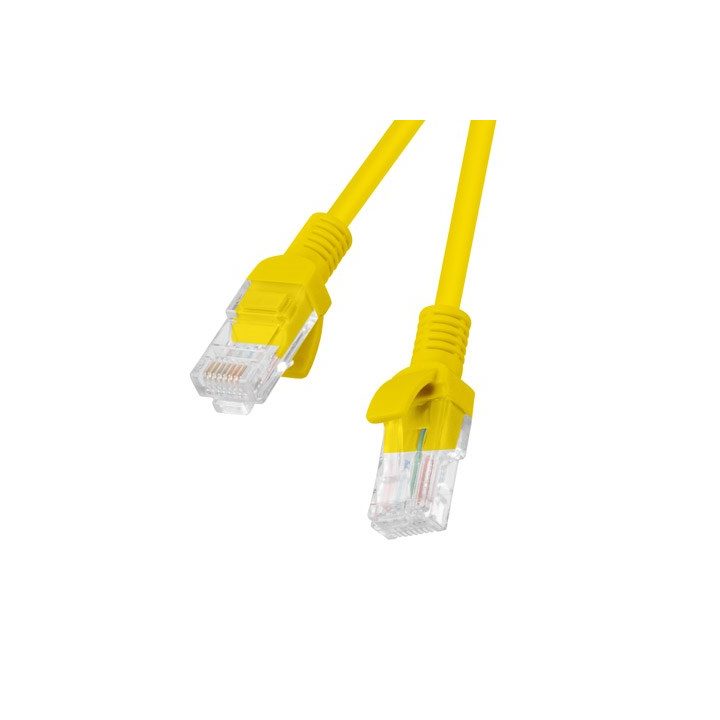 Lanberg Patchcord RJ45 Cat. 5e UTP 1m Yellow
