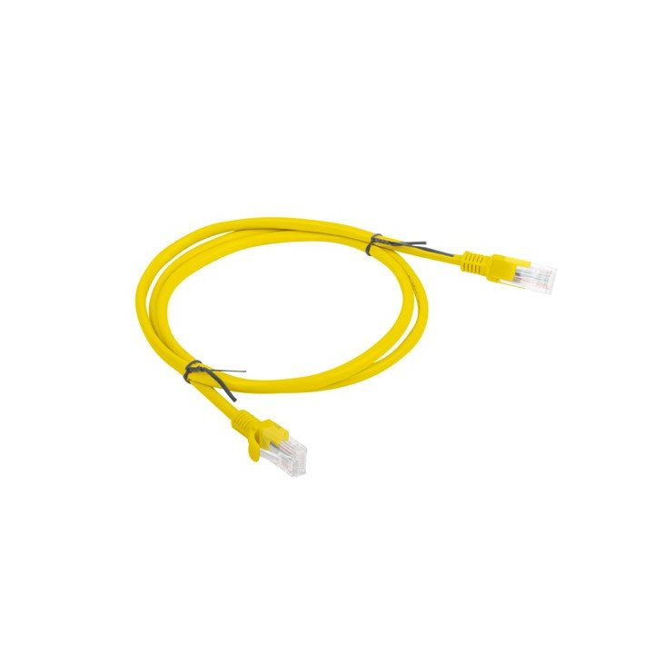Lanberg Patchcord RJ45 Cat. 5e UTP 1m Yellow