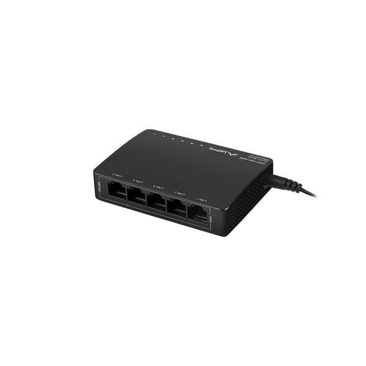 Lanberg Switch PoE DSP3-1005-60W (5-port 1Gb/s)