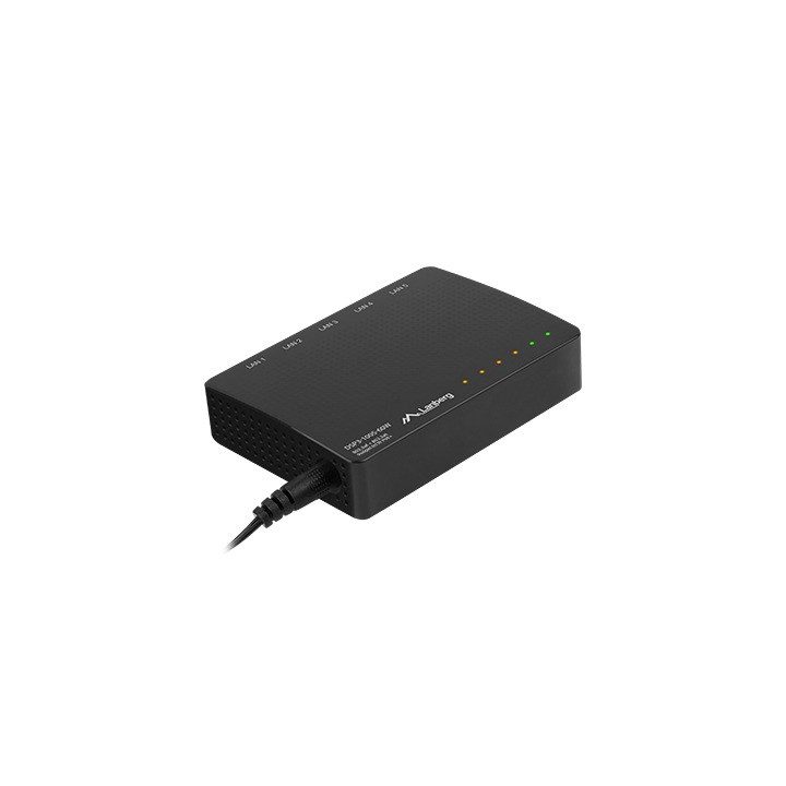 Lanberg Switch PoE DSP3-1005-60W (5-port 1Gb/s)