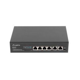 Lanberg Switch PoE+ Rack 10 /19 RSFE-4P-2FE-60