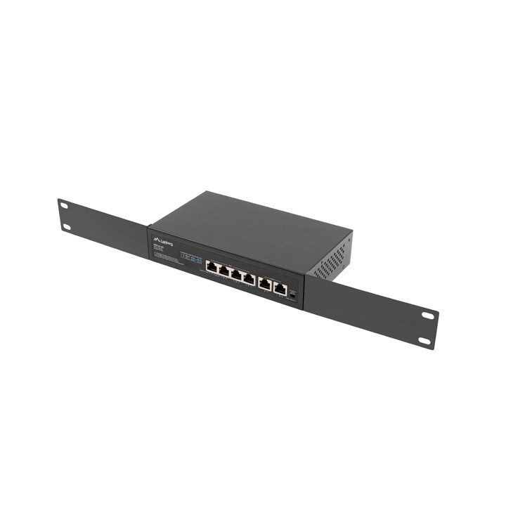 Lanberg Switch PoE+ Rack 10 /19 RSFE-4P-2FE-60