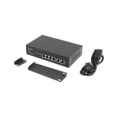 Lanberg Switch PoE+ Rack 10 /19 RSFE-4P-2FE-60