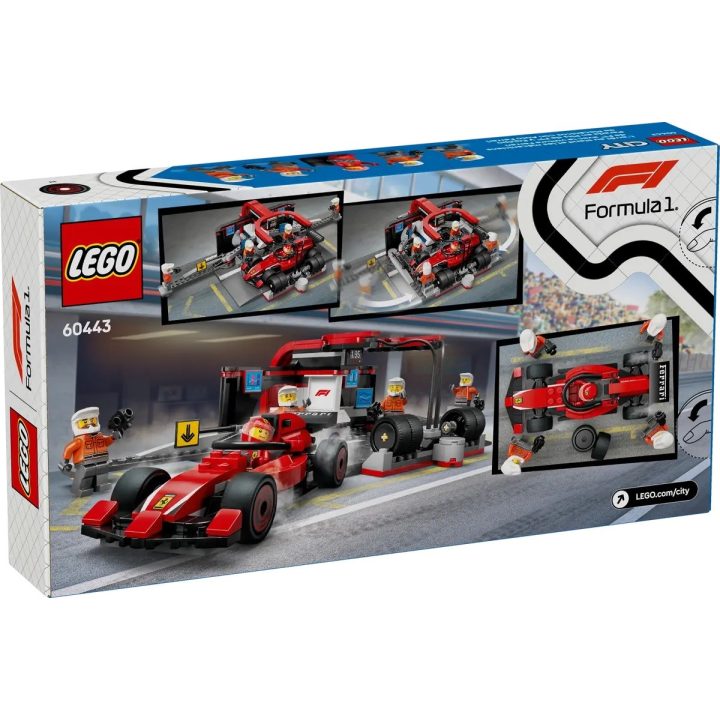 LEGO CITY 60443 F1 - Pit Stop & Pit Crew with Ferrari Car