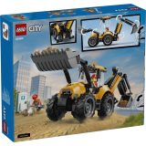 LEGO CITY 60480 Yellow Backhoe Loader
