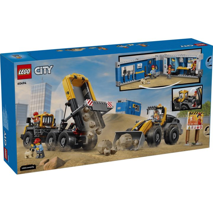 LEGO CITY 60494 Dump Truck and Front End Loader