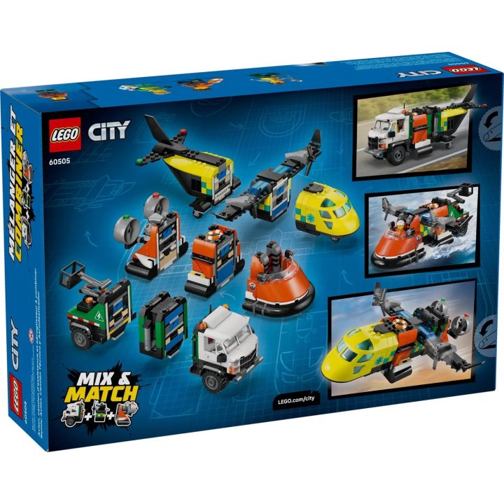 LEGO CITY 60505 Airplane Service Truck and Hovercraft Rem