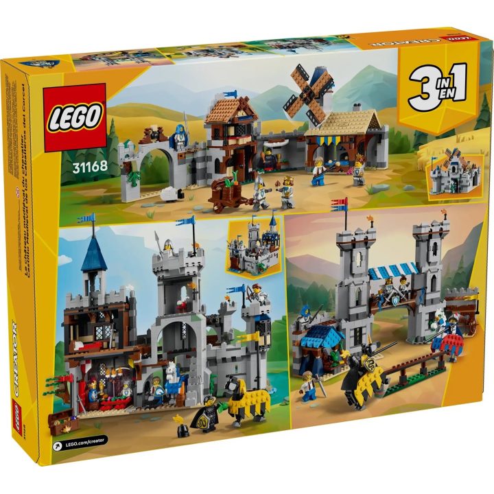 LEGO CREATOR 3 IN 1 31168 Medieval Horse Knight Castle