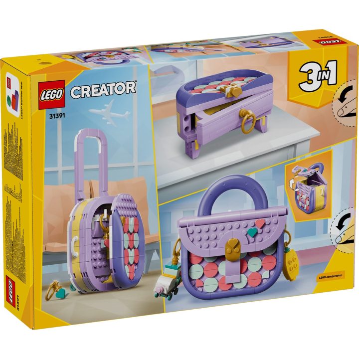 LEGO CREATOR 3 IN 1 31391 Art Fashion Bag with Storage