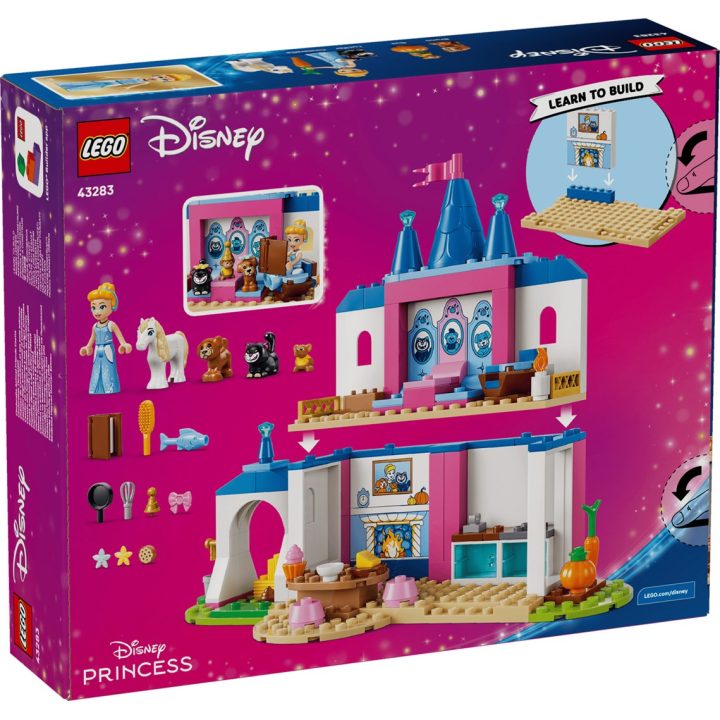 LEGO DISNEY 43283 Cinderella Animal Friends Castle