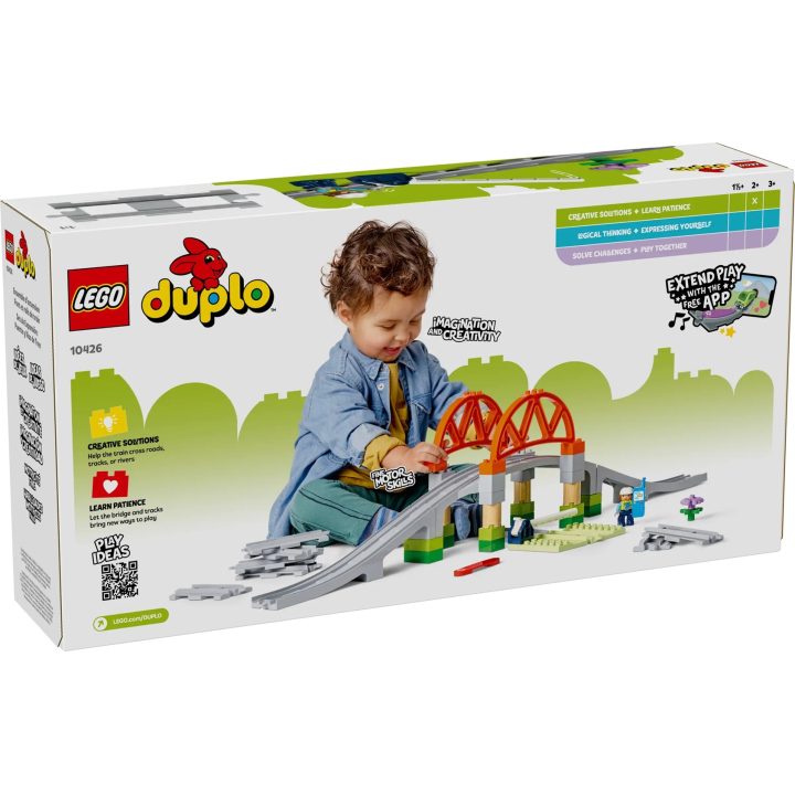 LEGO DUPLO TOWN 10426 Bridge and railway tracks - expansion set