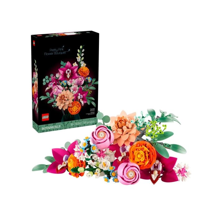 LEGO ICONS 10342 The Botanical Collection - Pretty Pink Flower Bouquet