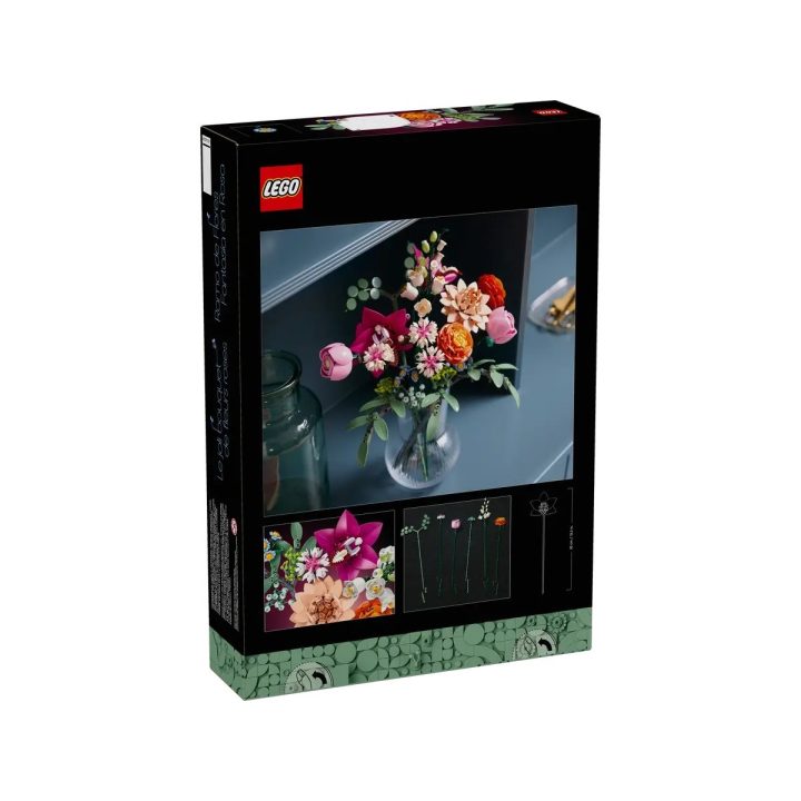 LEGO ICONS 10342 The Botanical Collection - Pretty Pink Flower Bouquet