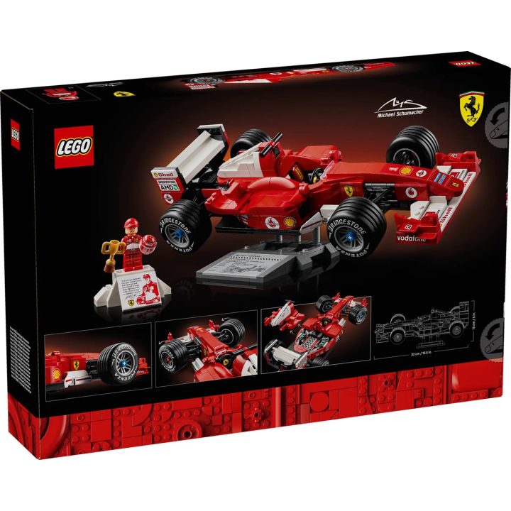 LEGO ICONS 11375 Ferrari F2004 & Michael Schumacher