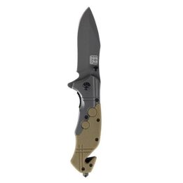 Commander Rescue 101 INC Knife Black/Tan