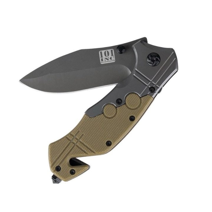 Commander Rescue 101 INC Knife Black/Tan