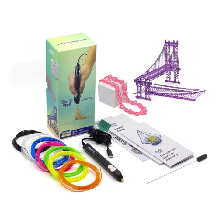 3Doodler Filament FLOW 20 PLA 20 Farben Nachfüllpack Polylactic acid (PLA) Black Blue Dark Green Dark pink Gold Green Lilac Navy