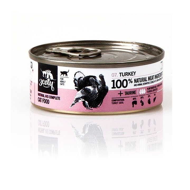 3COTY Turkey - wet cat food - 80g