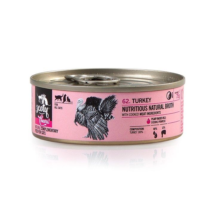 3COTY Turkey Cheers! - wet cat food - 75g