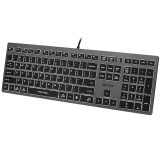 A4Tech FSTYLER FX60H (White Backlit) keyboard USB QWERTY Black Grey