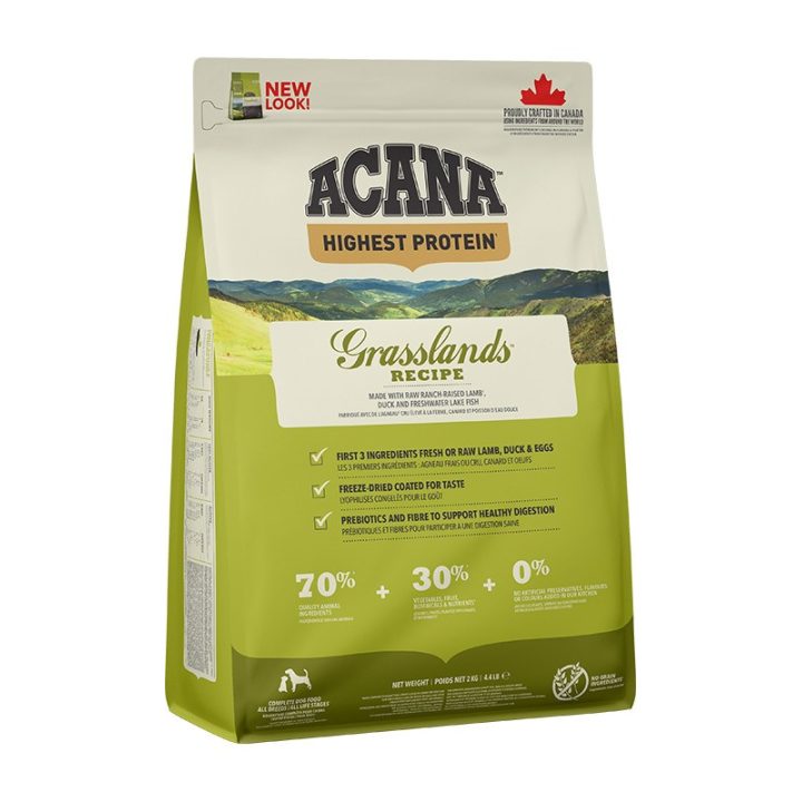 ACANA Highest protein Grasslands - dry dog food - 2kg