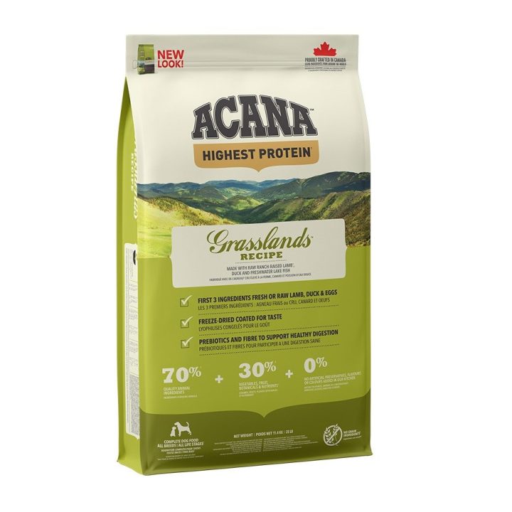 ACANA Highest protein Grasslands Dog - dry dog food - 11 4kg