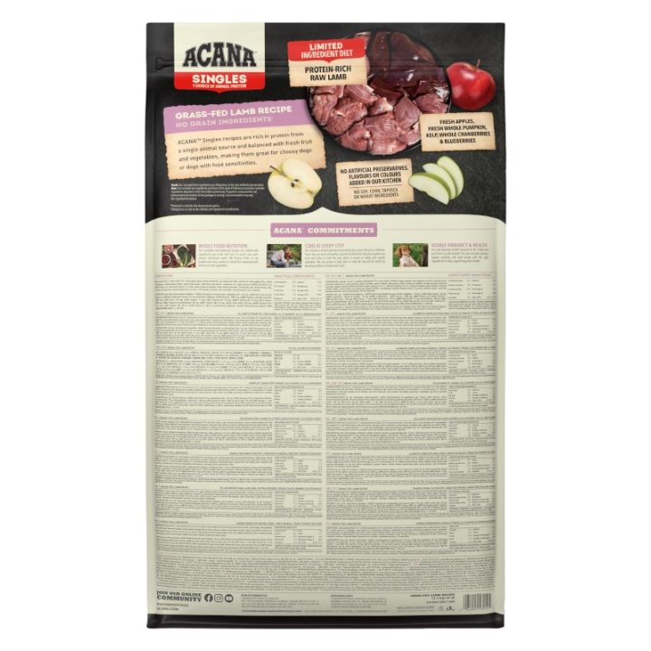 ACANA Singles Grass-Fed Lamb - dry dog food - 11 4kg