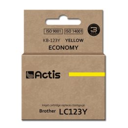 Actis KB-123Y Ink (replacement for Brother LC123Y/LC121Y Standard 10 ml yellow)