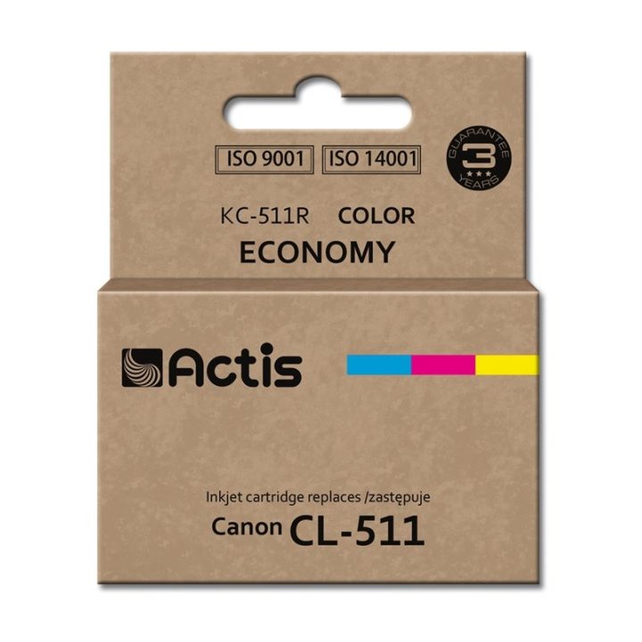 Actis KC-511R Ink (replacement for Canon CL-511 Standard 12 ml color: cyan magenta yellow)