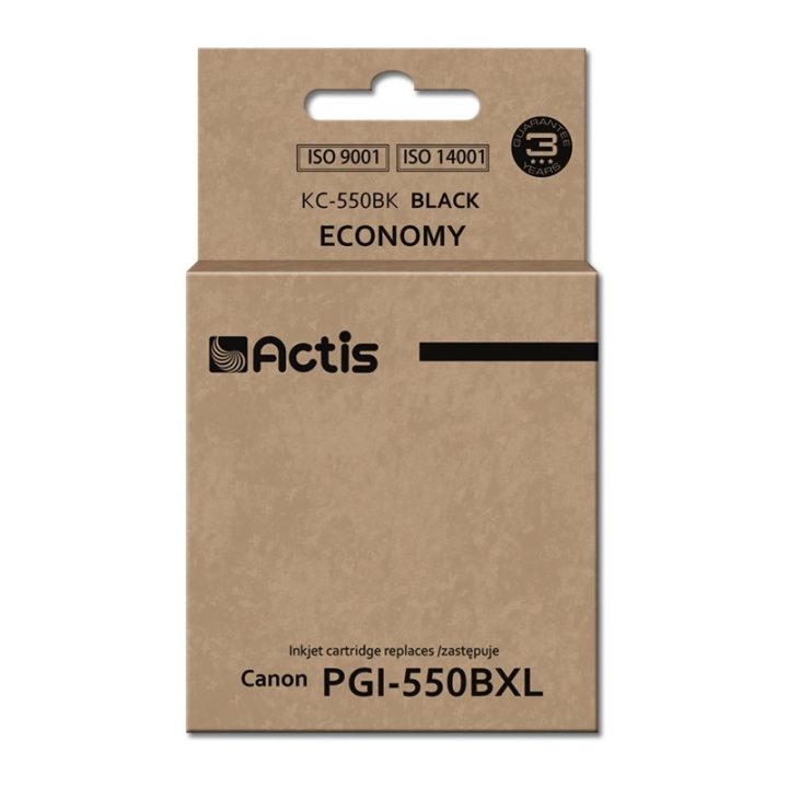 Actis KC-550Bk Ink (replacement for Canon PGI-550BK Standard 23 ml black)