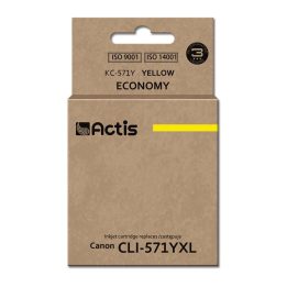 Actis KC-571Y Ink (replacement for Canon CLI-571Y Standard 12 ml yellow)
