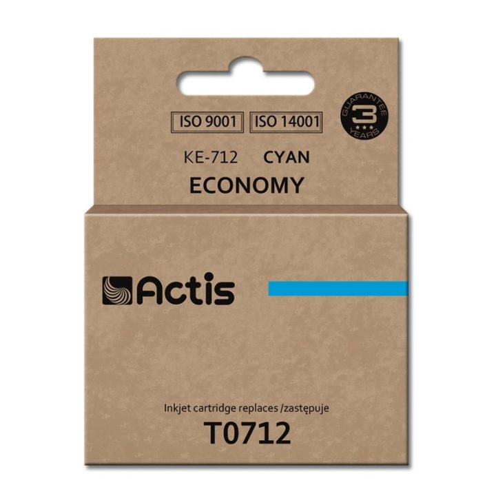 Actis KE-712 Ink (replacement for Epson T0712 T0892 T1002 Standard 13.5 ml cyan)