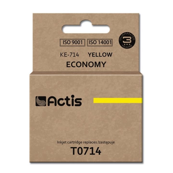 Actis KE-714 Ink (replacement for Epson T0714 T0894 T1004 Standard 13.5 ml yellow)