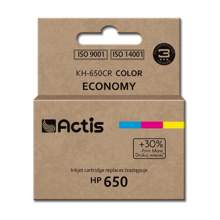 Actis KH-650CR Ink (replacement for HP 650 CZ102AE Standard 9 ml color)