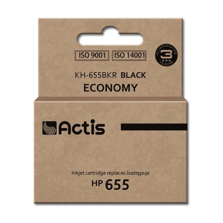 Actis KH-655BKR Ink (replacement HP 655 CZ109AE Standard 20 ml black)
