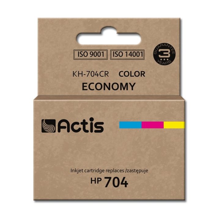 Actis KH-704CR ink for HP printer HP 704 CN693AE replacement Standard 9 ml color