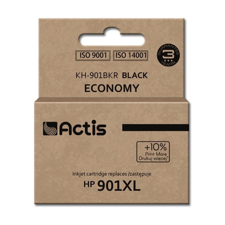 Actis KH-901BKR Ink (replacement for HP 901XL CC654AE Standard 20 ml black)
