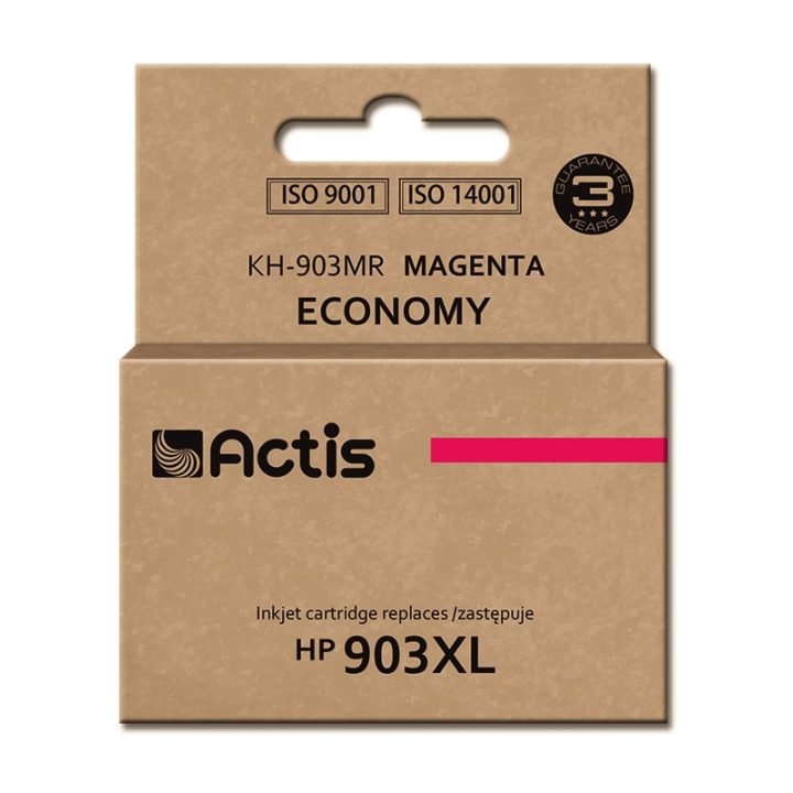 Actis KH-903MR ink (replacement for HP 903XL T6M07AE Standard 12 ml magenta) - New Chip