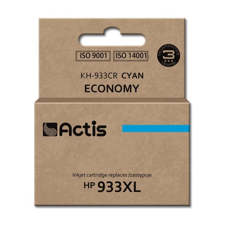 Actis KH-933CR Ink (replacement HP 933XL CN054AE Standard 13 ml cyan)