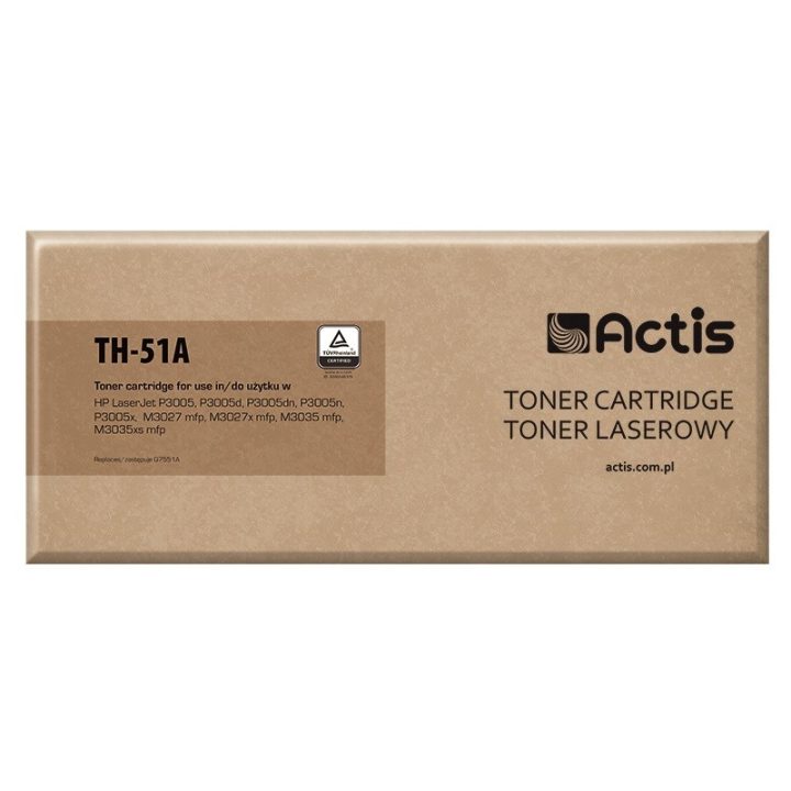 Actis TH-51A Toner (replacement for HP 51A Q7551A Standard 6500 pages black)