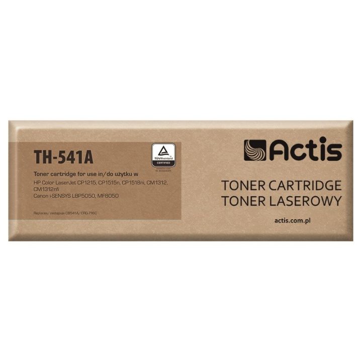Actis TH-541A Toner (replacement for HP 125A CB541A Canon CRG-716C Standard 1500 pages cyan)