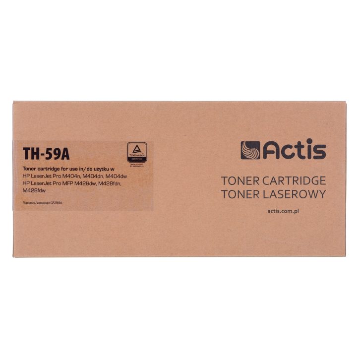 Actis TH-59A Toner (replacement for HP CF259A Supreme 3000 pages black) with a toner level monitoring chip. We recommend disabli