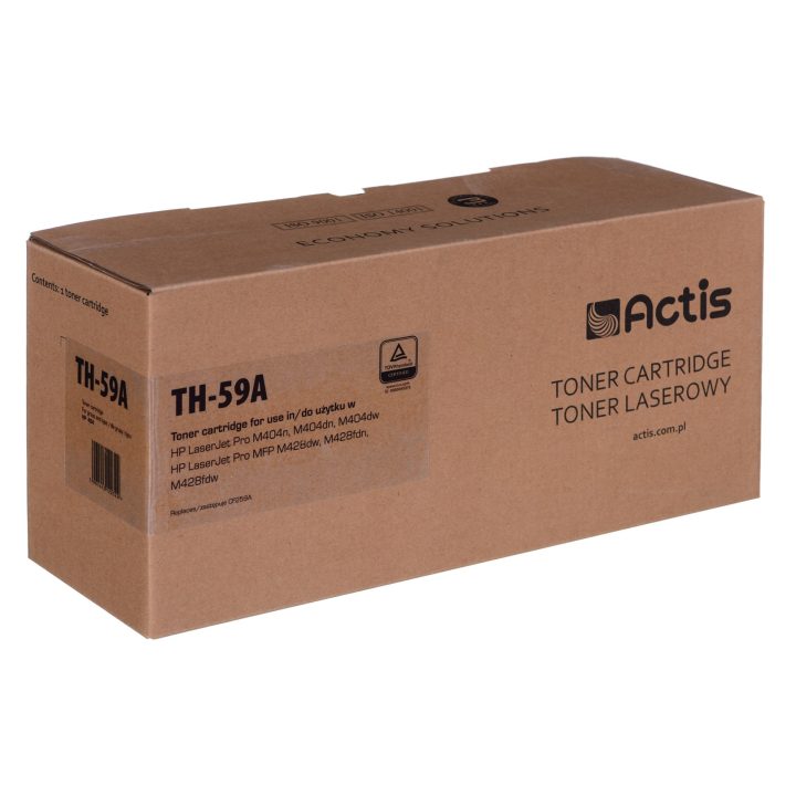 Actis TH-59A Toner (replacement for HP CF259A Supreme 3000 pages black) with a toner level monitoring chip. We recommend disabli