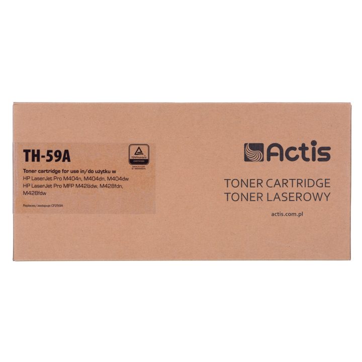 Actis TH-59A Toner (replacement for HP CF259A Supreme 3000 pages black) with a toner level monitoring chip. We recommend disabli