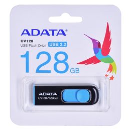 ADATA DashDrive UV128 128GB USB flash drive USB Type-A 3.2 Gen 1 (3.1 Gen 1) Black Blue