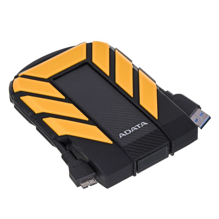 ADATA HD710 Pro external hard drive 1 TB 2.5 Micro-USB B 3.2 Gen 1 (3.1 Gen 1) Black Yellow