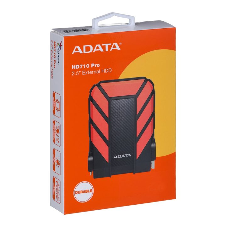 ADATA HD710 Pro external hard drive 1000 GB Black Red