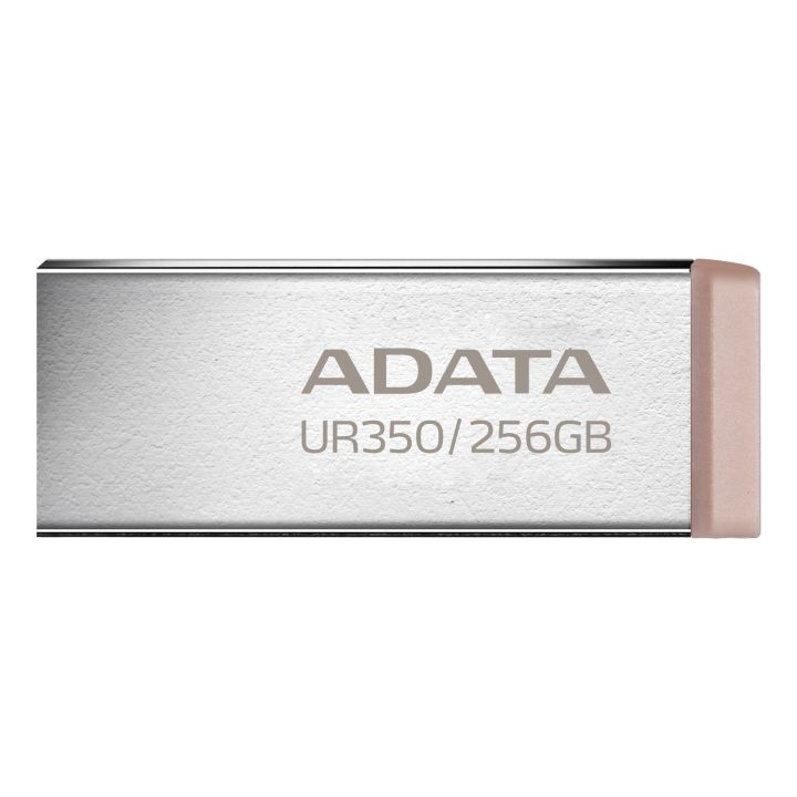 ADATA UR350 USB flash drive 256 GB USB Type-A 3.2 Gen 1 (3.1 Gen 1) Brown Stainless steel