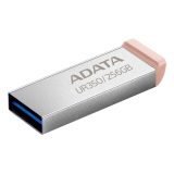 ADATA UR350 USB flash drive 256 GB USB Type-A 3.2 Gen 1 (3.1 Gen 1) Brown Stainless steel