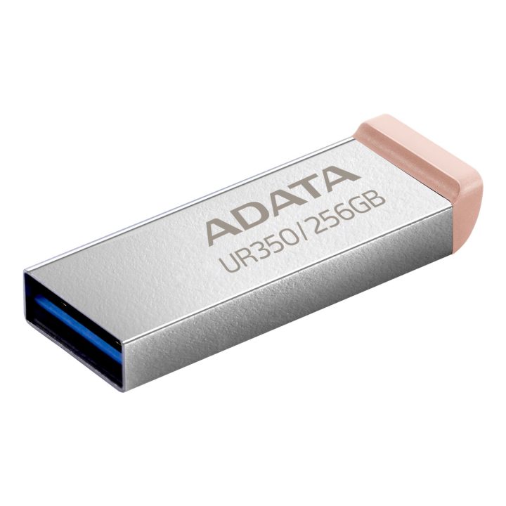 ADATA UR350 USB flash drive 256 GB USB Type-A 3.2 Gen 1 (3.1 Gen 1) Brown Stainless steel